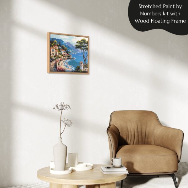 Mediterranean Sea paint by numbers kit