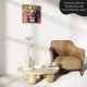 Abstract Lion paint by numbers kit