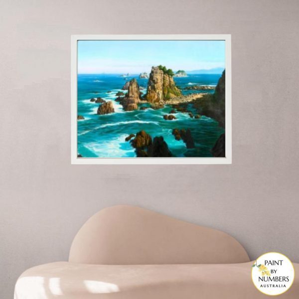 PBNAU - WHITE FRAME -Algarve Coast in Portugal