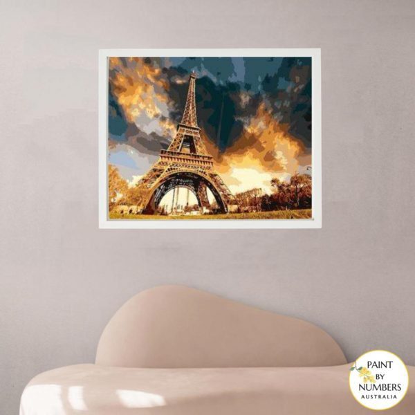 PBNAU - WHITE FRAME (Eiffel Tower from Below)