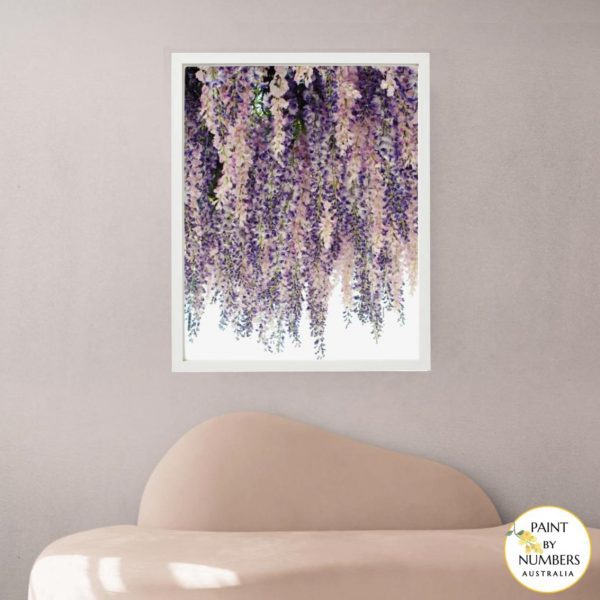 PBNAU - WHITE FRAME (Wisteria)
