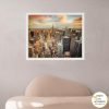 PBNAU - WHITE FRAME (NY Skyline)