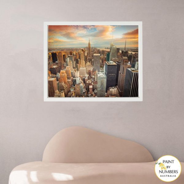 PBNAU - WHITE FRAME (NY Skyline)