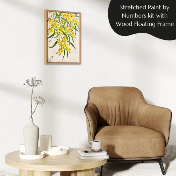 Australian Golden Wattle paint by numbers kit