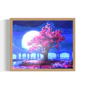 Blossom tree by Moonlight