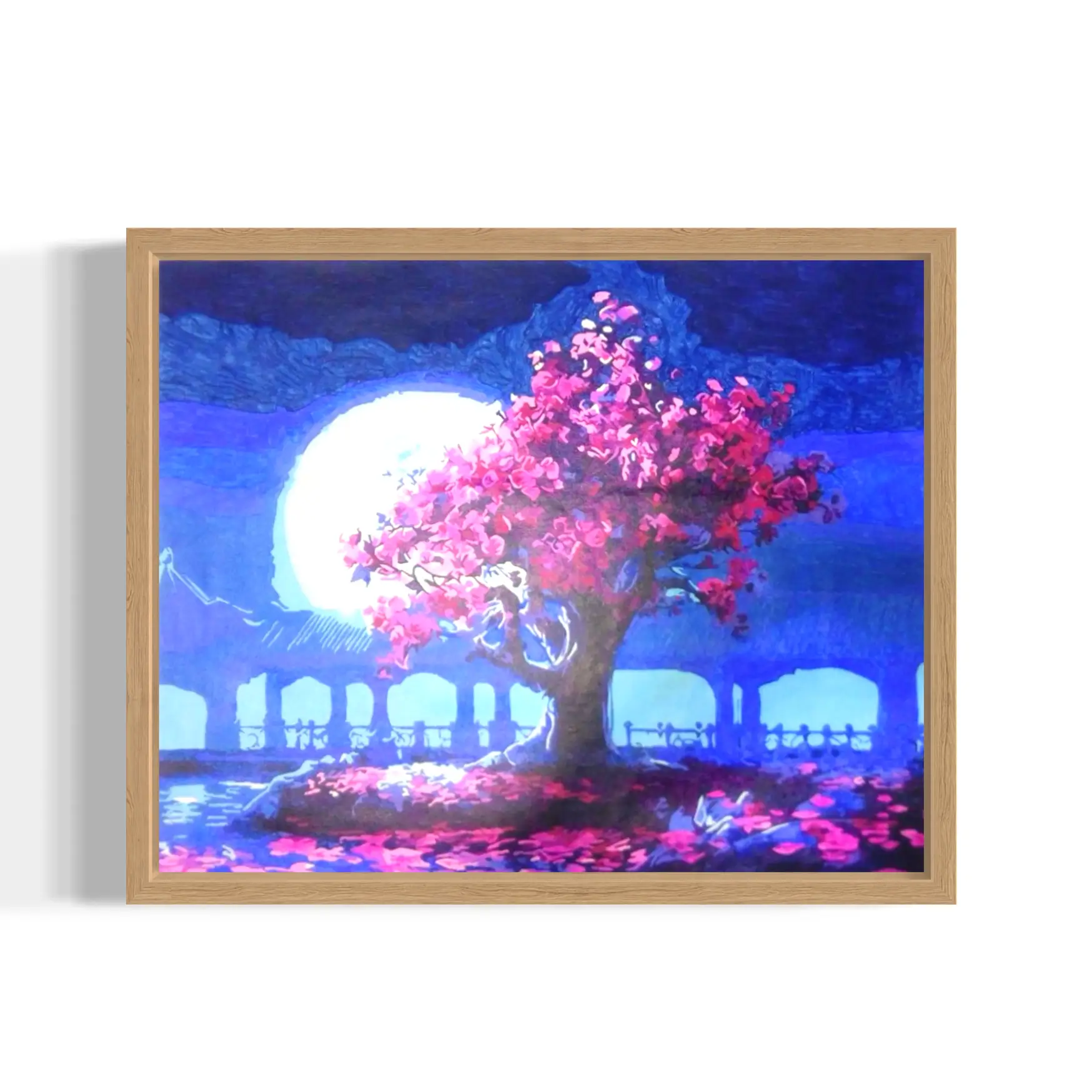 Blossom tree by Moonlight