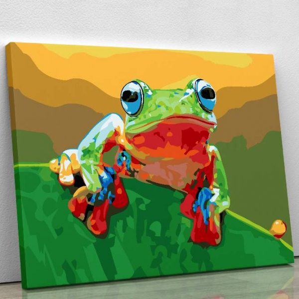 Australian Frog Paint By Numbers