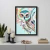 Abstract female owl Paint By Numbers