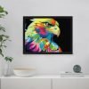 Colorful Abstract Eagle Paint By Numbers