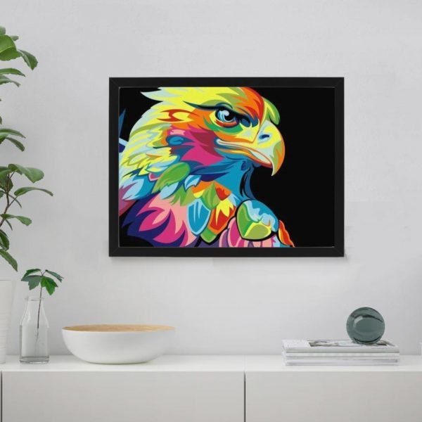 Colorful Abstract Eagle Paint By Numbers