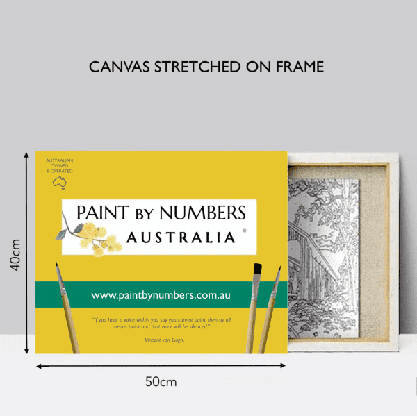 stretched paint by numbers
