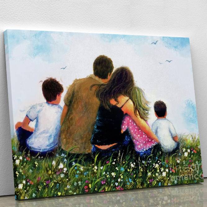Family in the Meadow