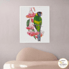 AUSTRALIAN RINGNECK PARROT AND EUCALYPTUS paint by numbers kit
