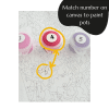 match paint pot to canvas paint by numbers