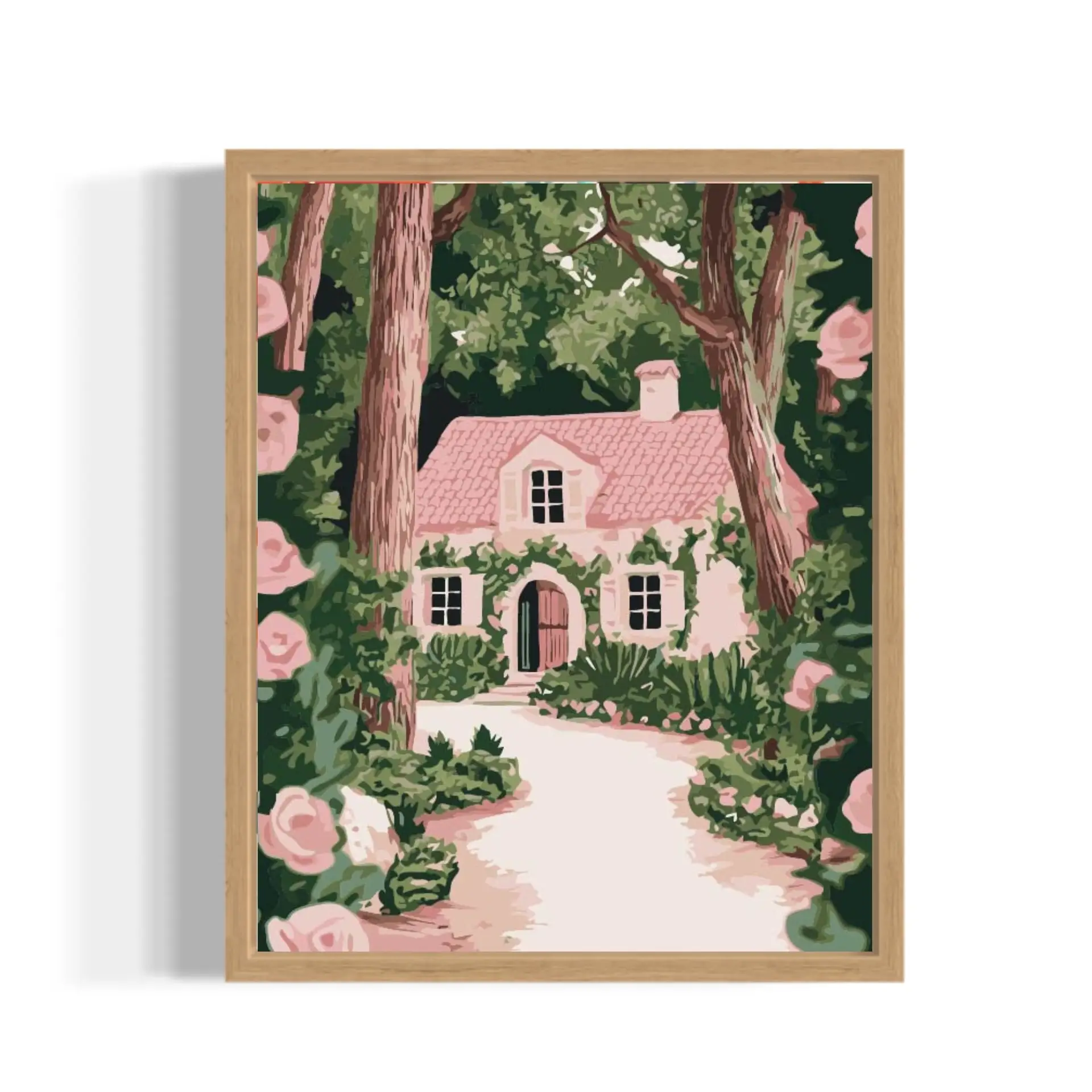Driveway to the Pink Cottage