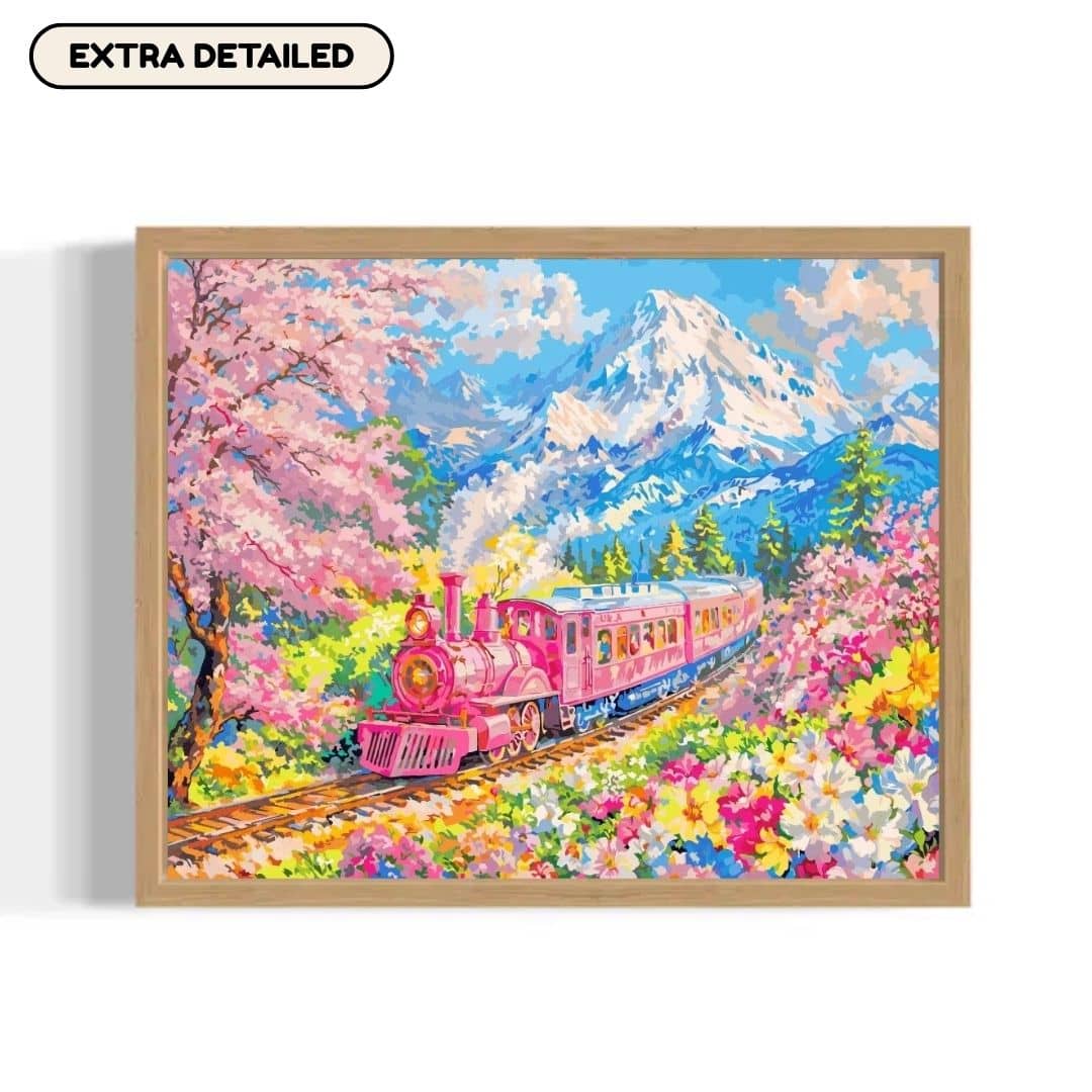 Pink Train in Kyoto